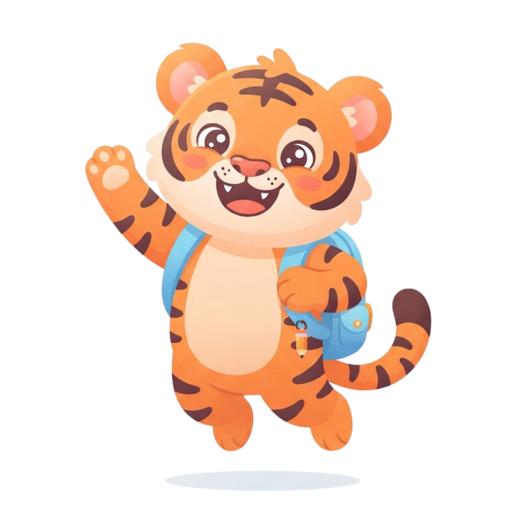 Waving Ferientiger Cub